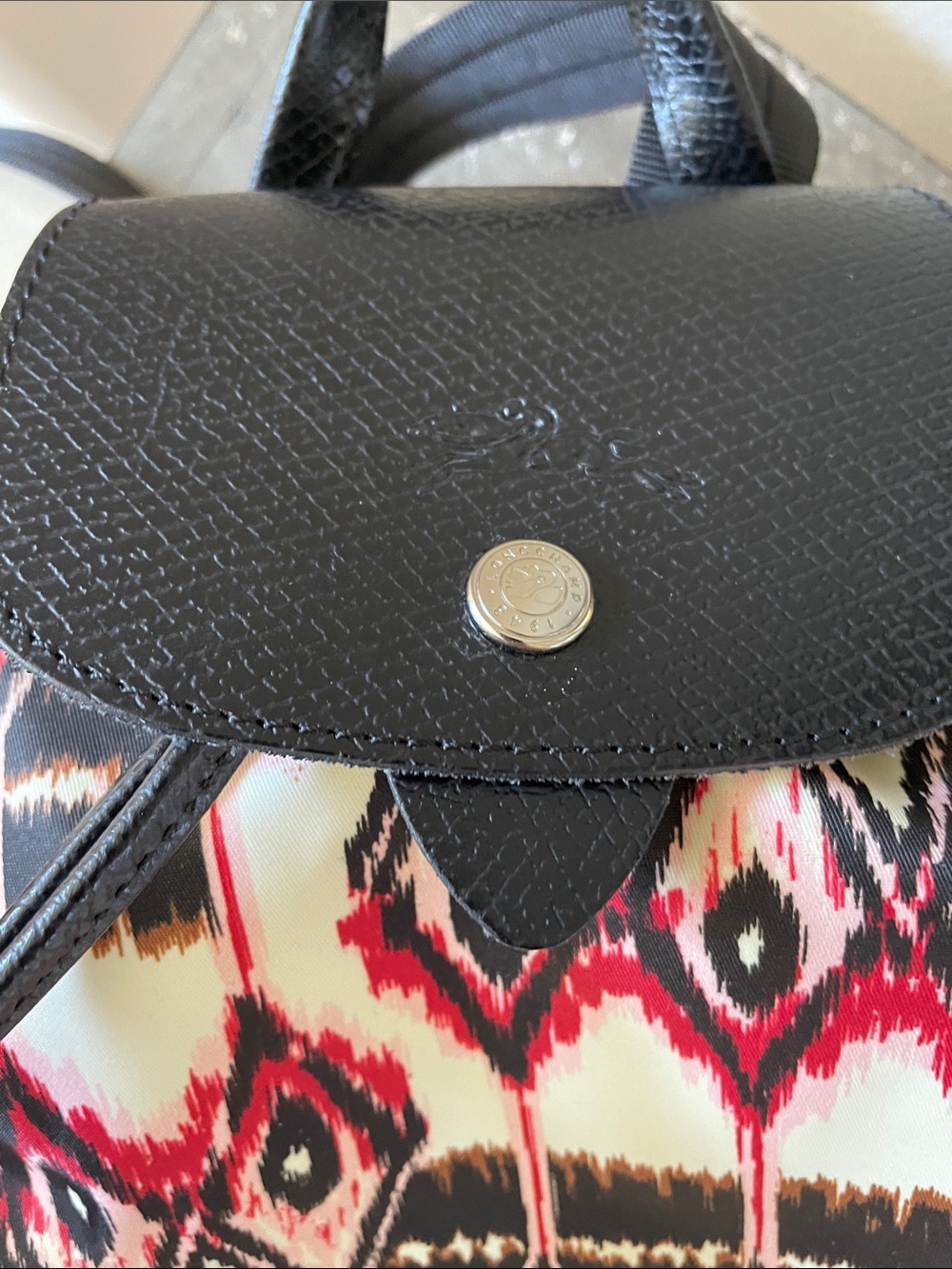 NWOT Longchamp graphic print backpack - Picture 2 of 6
